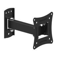 Rack para monitor y TV Expo Rack F2M-10, 10""-27"", soporte móvil 2 giros, VESA 75x75 a 100x100 mm, negro