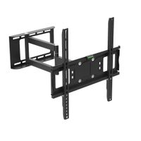Rack TV Led /Smart 32""-65"" EXPO RACK, ERM3265, Soporte Móvil de 3 giros, Negro