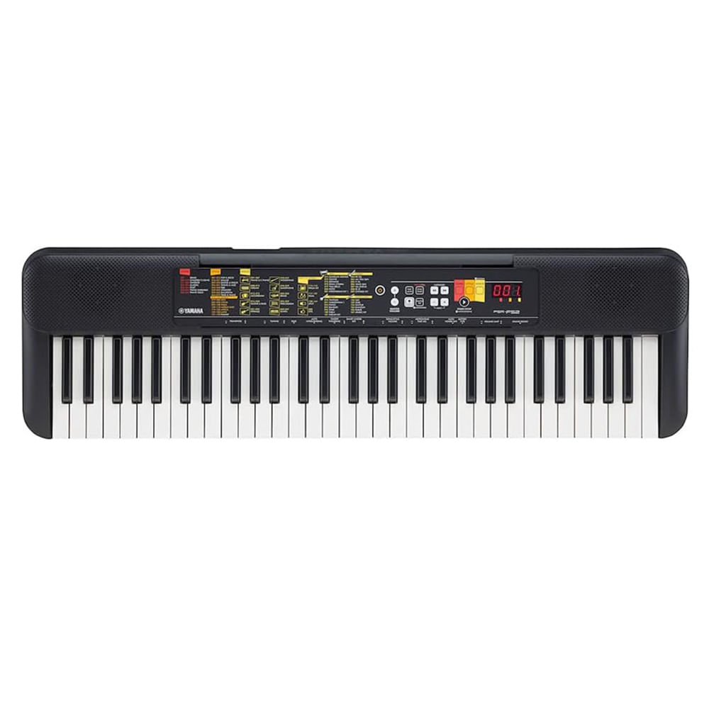 Teclado digital Yamaha PSR-F52, + PA-3C, negro
