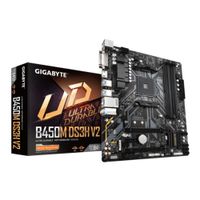 Placa madre Gigabyte B450M DS3H V2 AM4, DDR4