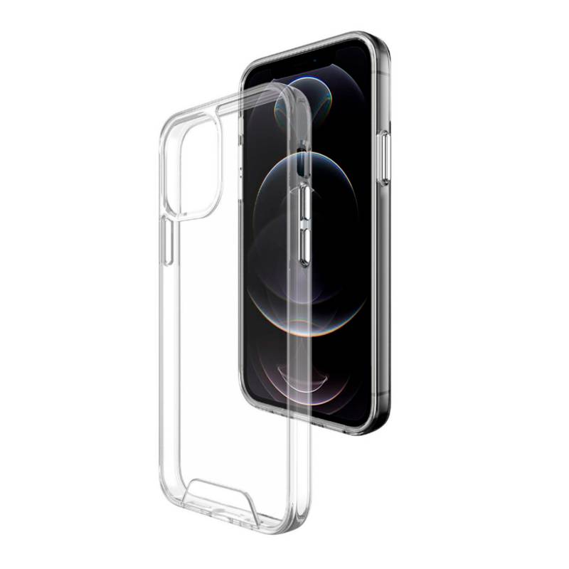 Case para iPhone 11, amortiguador de choques, protección de cámaras, transparente