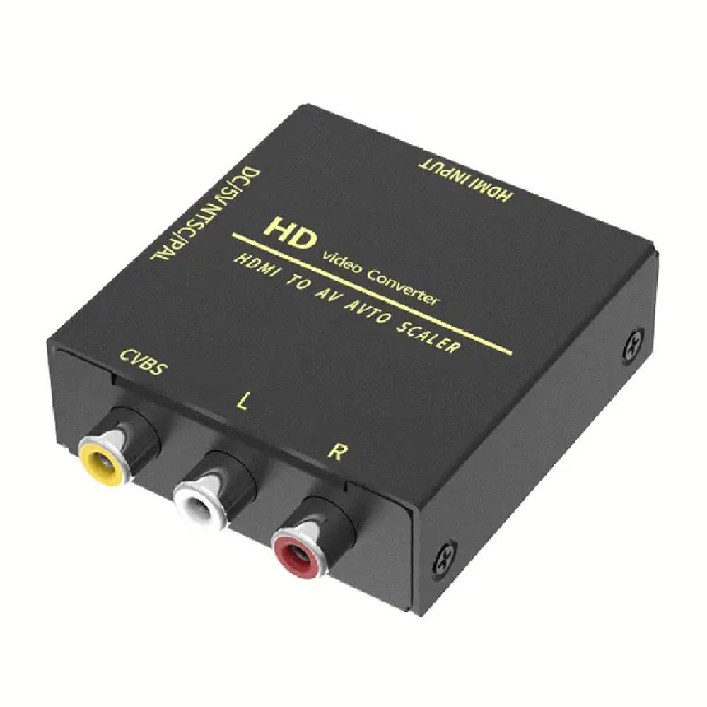 Imagen 1 del producto Adaptador Genérico rca a HDMI, negro