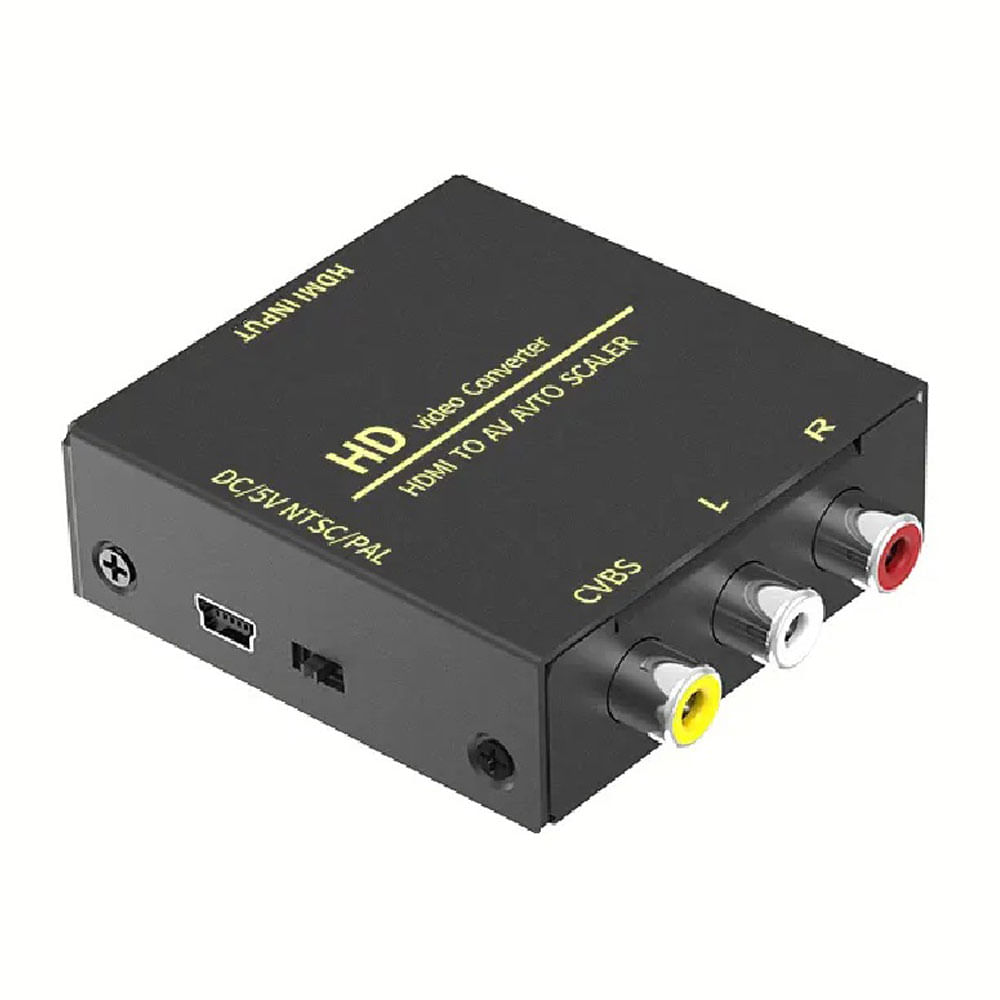 Imagen 2 del producto Adaptador Genérico rca a HDMI, negro