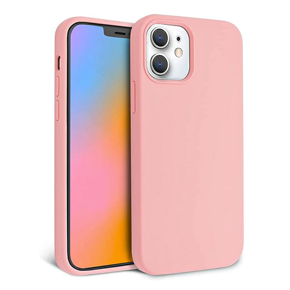 Case para iPhone 11, amortiguador de choques, protección de cámaras, rosado