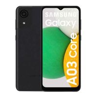 Reacondicionado: Celular Samsung Galaxy A03 Core, 32GB, 2GB RAM, cámara trasera 8MP y frontal 5MP, 6.5"", Octa-Core, color negro