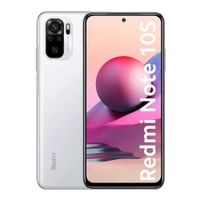 Reacondicionado: Celular Xiaomi Redmi Note 10S 128GB, 6GB RAM, cámara trasera 64MP y frontal 13MP, 6.43"", blanco
