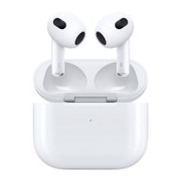 Reacondicionado: Audífonos bluetooth True Wireless Apple Airpods 3ra gen resistente al agua IPX4 duración máx. 6 horas carga inalámbrica Qi blanco