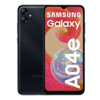 Reacondicionado: Celular Samsung Galaxy A04e 64GB, 3GB RAM, cámara trasera 13MP y frontal 5MP, 6.5"", negro