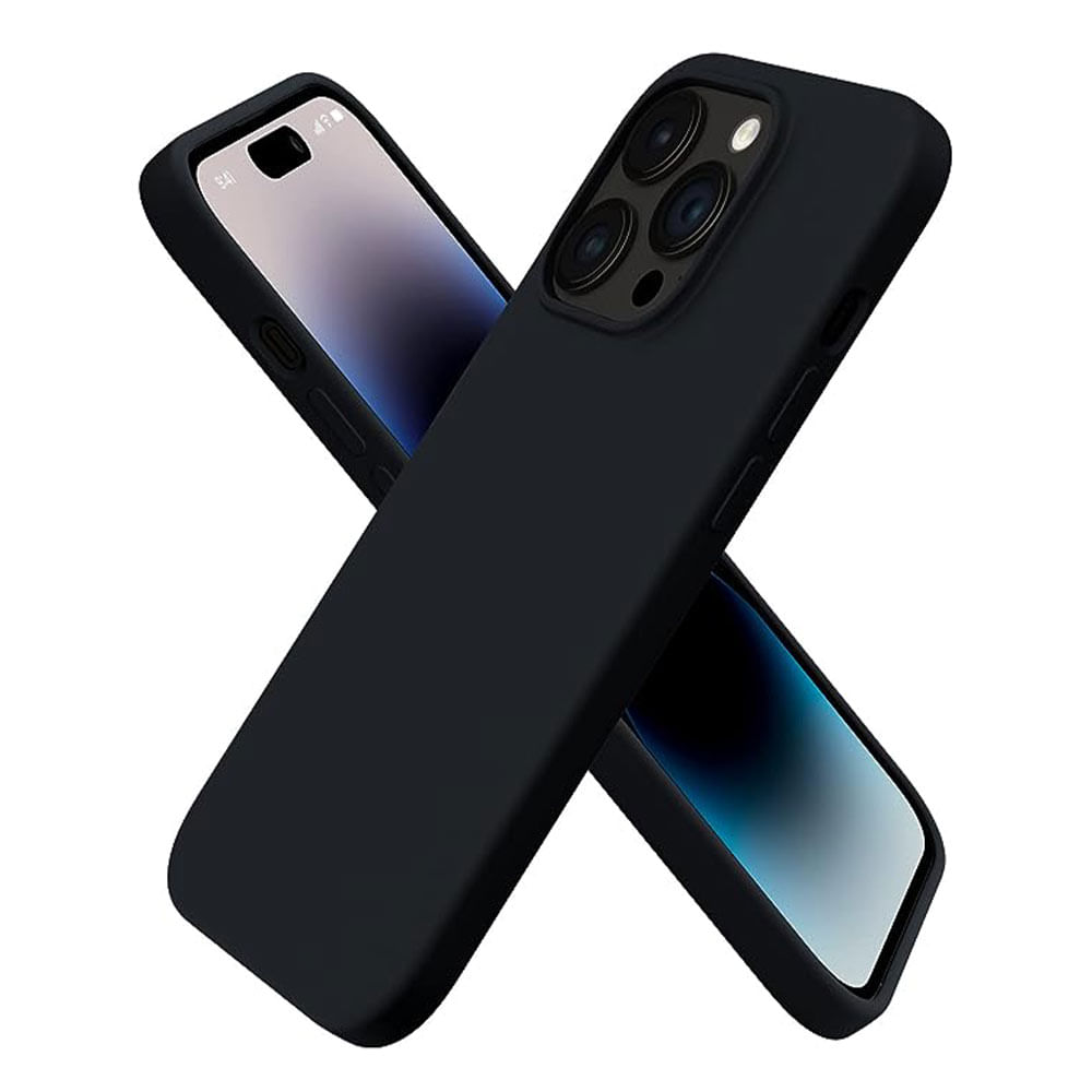 Imagen 2 del producto Case para iPhone 14 Pro, amortiguador de choques, protección de cámaras, negro