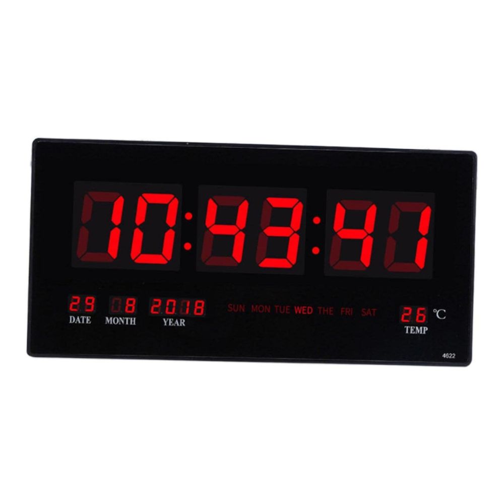 Reloj digital de pared Innova Leds, 49 x 22 cm, LED, eléctrico