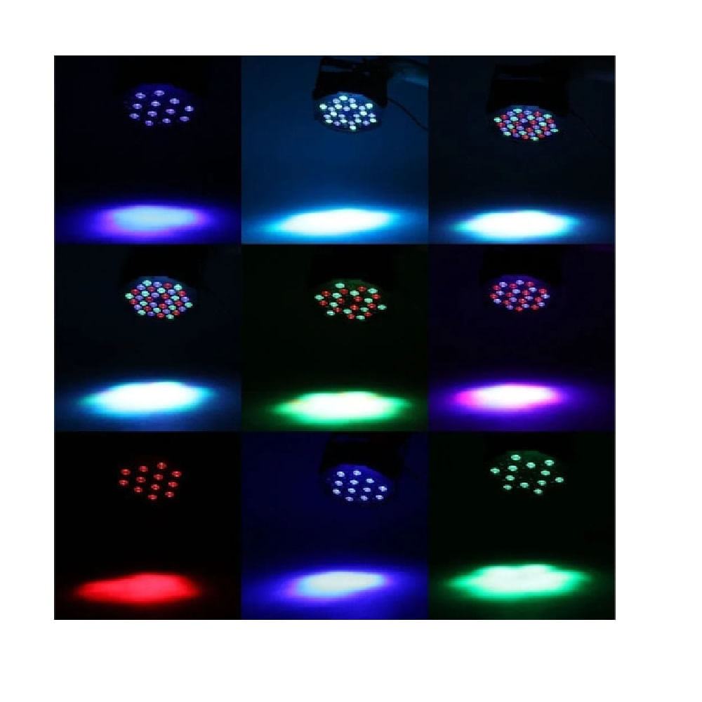 Imagen 2 del producto Par Led 36 Led 1.5w Tacho Cortadora Entrada dmx Concierto Bar