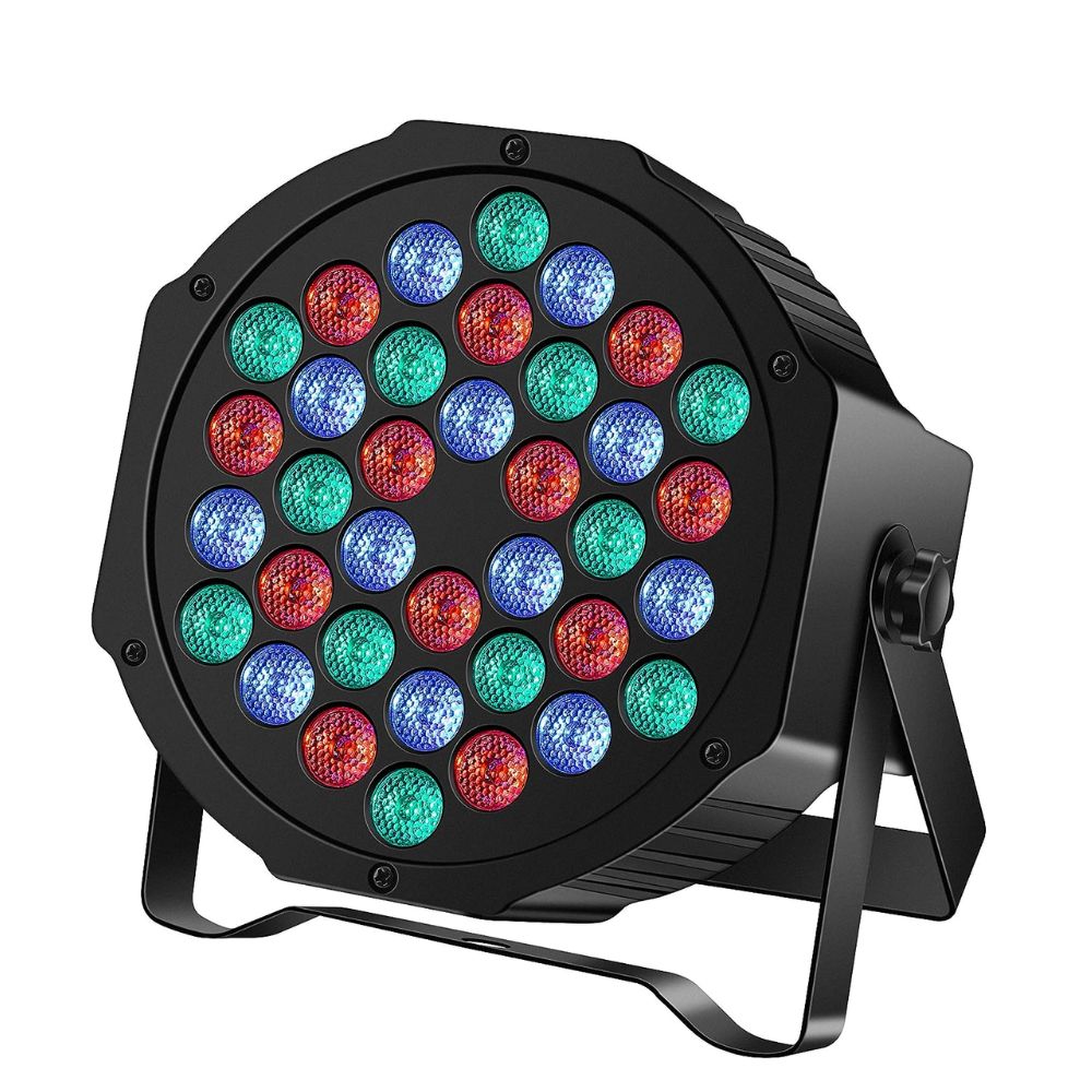 Par Led 36 Led 1.5w Tacho Cortadora Entrada dmx Concierto Bar