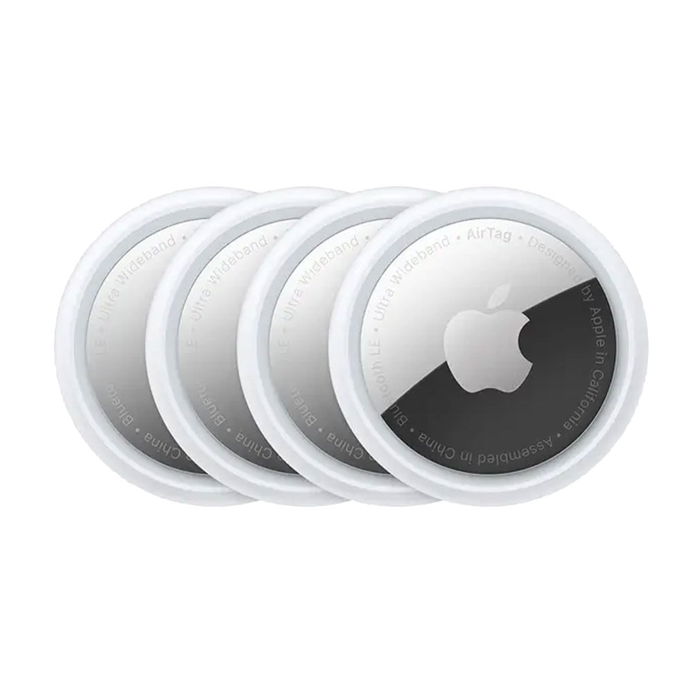 GPS Apple AirTag Packx4 bluetooth, bocina integrada, blanco