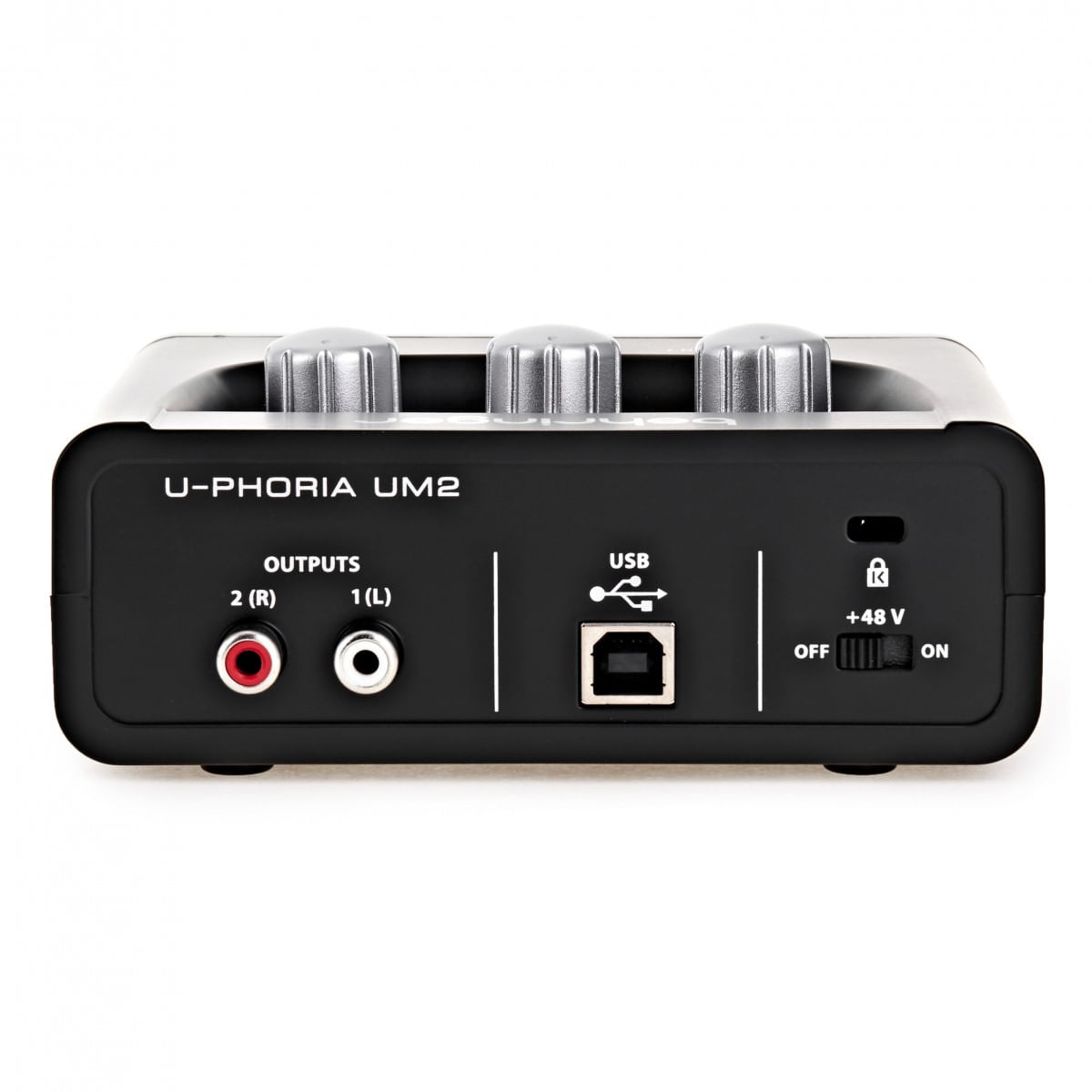 Imagen 2 del producto Interfaz de audio USB Behringer UM2, 2×2 canales, preamplificador Xenyx con phantom +48V, resolución 48 kHz