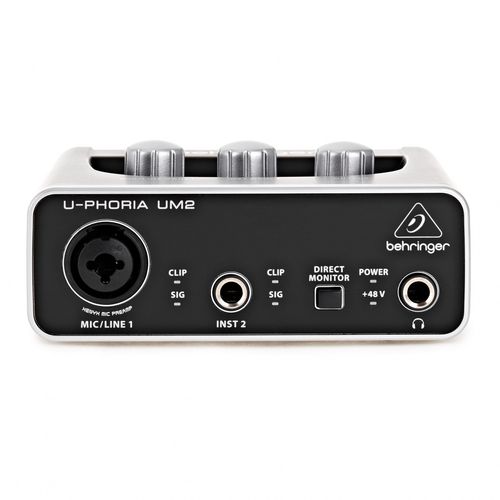 Interfaz de audio Uphoria UM2, USB, 110dB, color negro