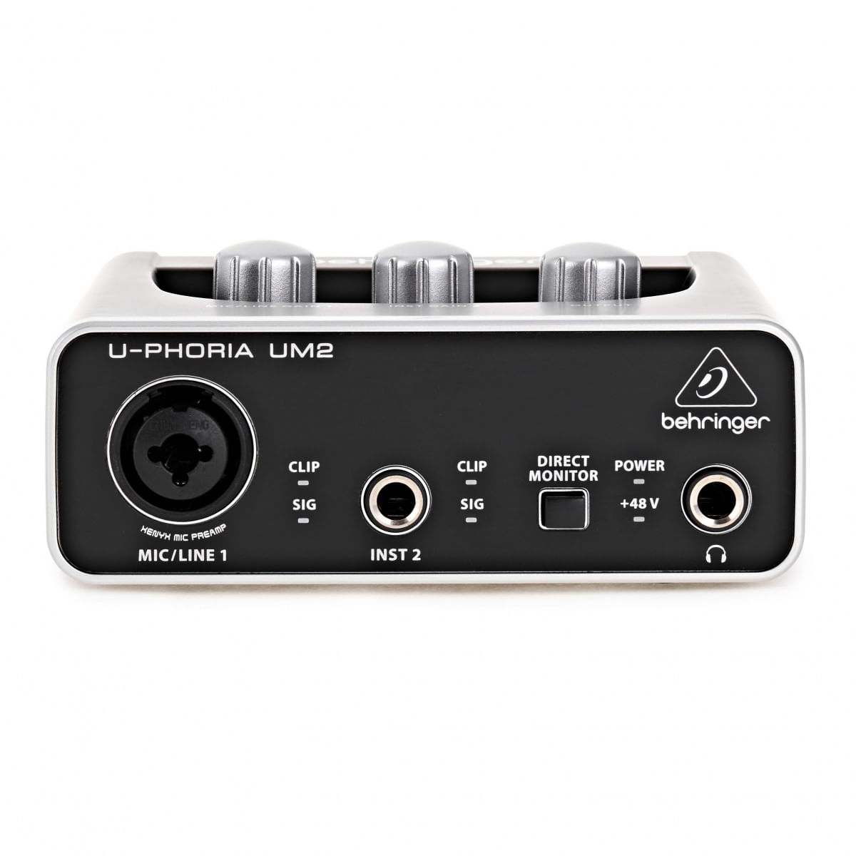 Imagen 1 del producto Interfaz de audio USB Behringer UM2, 2×2 canales, preamplificador Xenyx con phantom +48V, resolución 48 kHz