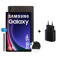 Tablet Samsung Galaxy Tab S9 Plus 12.4"" 2800 x 1752 (WQXGA+) 512GB, 12GB RAM, cámara principal 13MP + 8MP y frontal 12MP, negro +  cargador