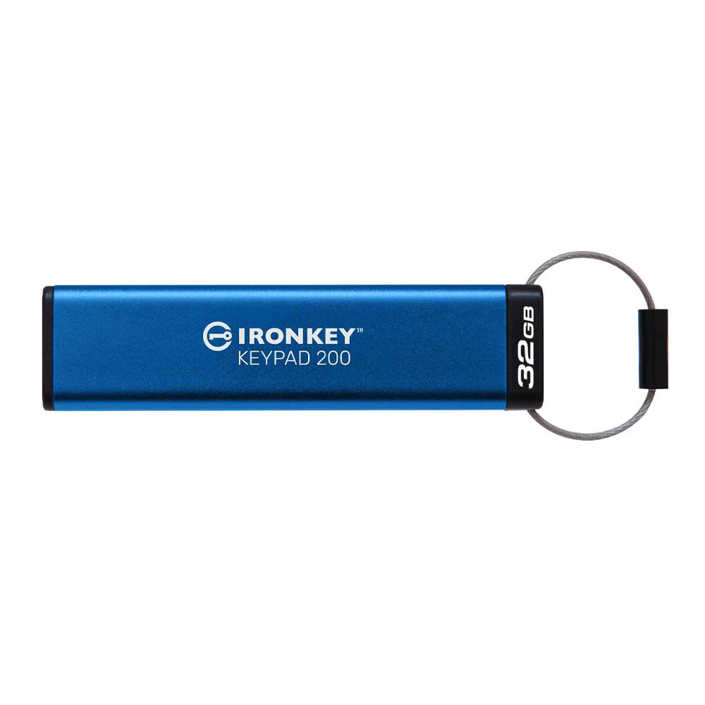 Imagen 2 del producto Memoria USB Kingston IronKey Keypad 200 32GB de capacidad, interfaz 3.2, encriptada