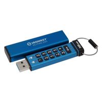 Memoria USB Kingston IronKey Keypad 200 16GB de capacidad, interfaz 3.2, encriptada