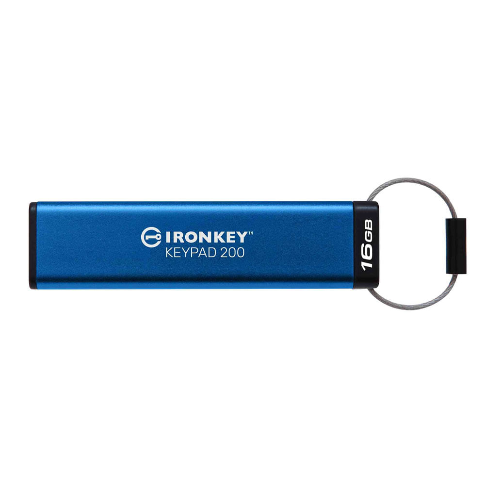 Imagen 2 del producto Memoria USB Kingston IronKey Keypad 200 16GB de capacidad, interfaz 3.2, encriptada