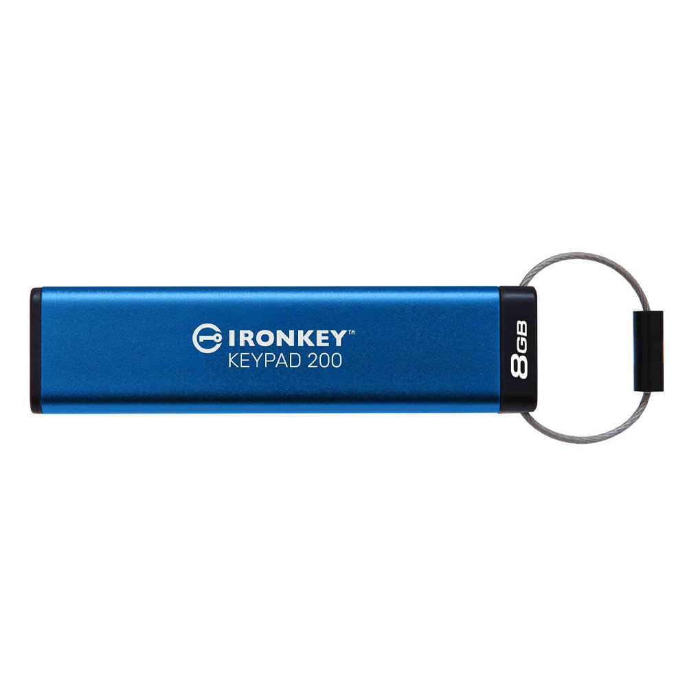 Imagen 2 del producto Memoria USB Kingston IronKey Keypad 200 8GB de capacidad, interfaz 3.2, encriptada