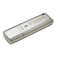 Memoria USB Kingston IronKey Locker+50 128GB de capacidad, interfaz 3.2, encriptada