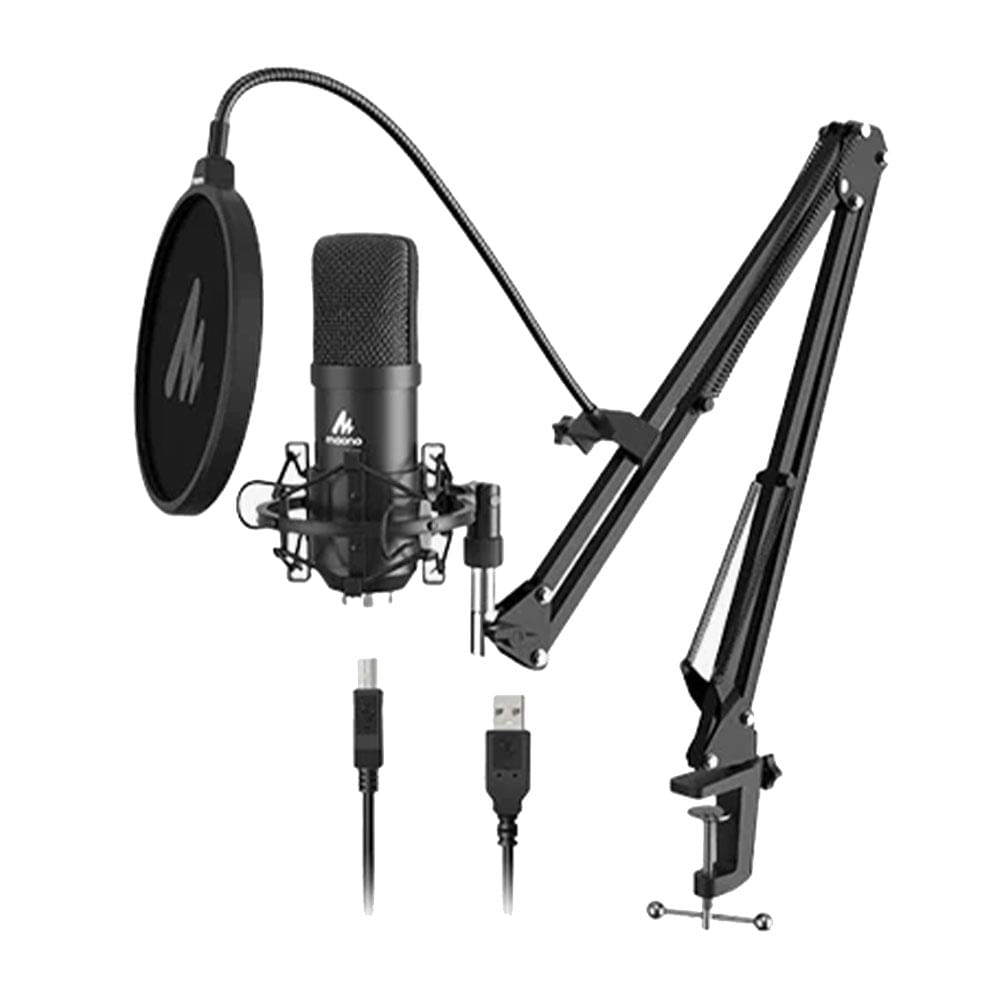 Imagen 2 del producto Set de micrófono Maono AU-A04 USB Streaming, Mount Antishock + Soporte + Filtro Pop
