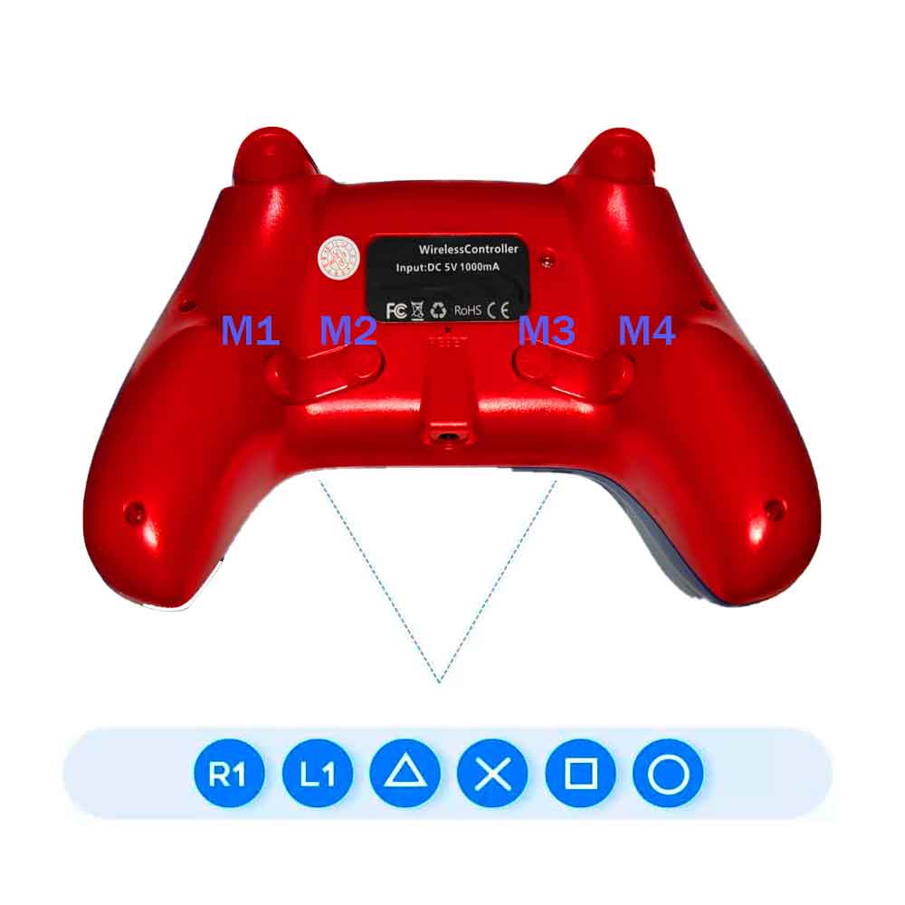 Imagen 2 del producto Mando PlayStation 4 inalámbrico, rojo