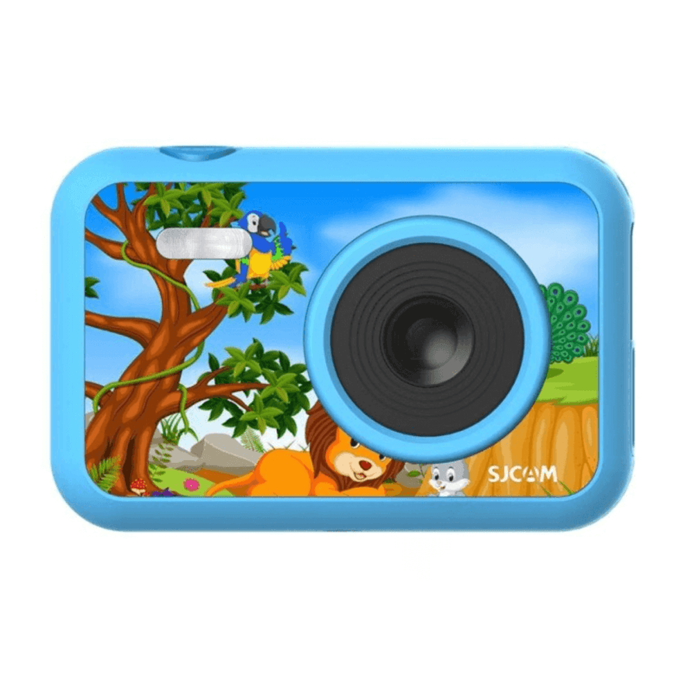Imagen 1 del producto Cámara para niños SJCAM Funcam, fotos y videos, 12MP FULL HD, marcos, filtros, juegos, celeste