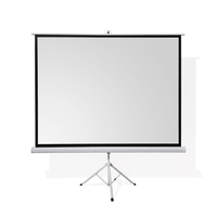 Pantalla Ecran para proyector 84"" portátil con trípode regulable, tela blanco mate