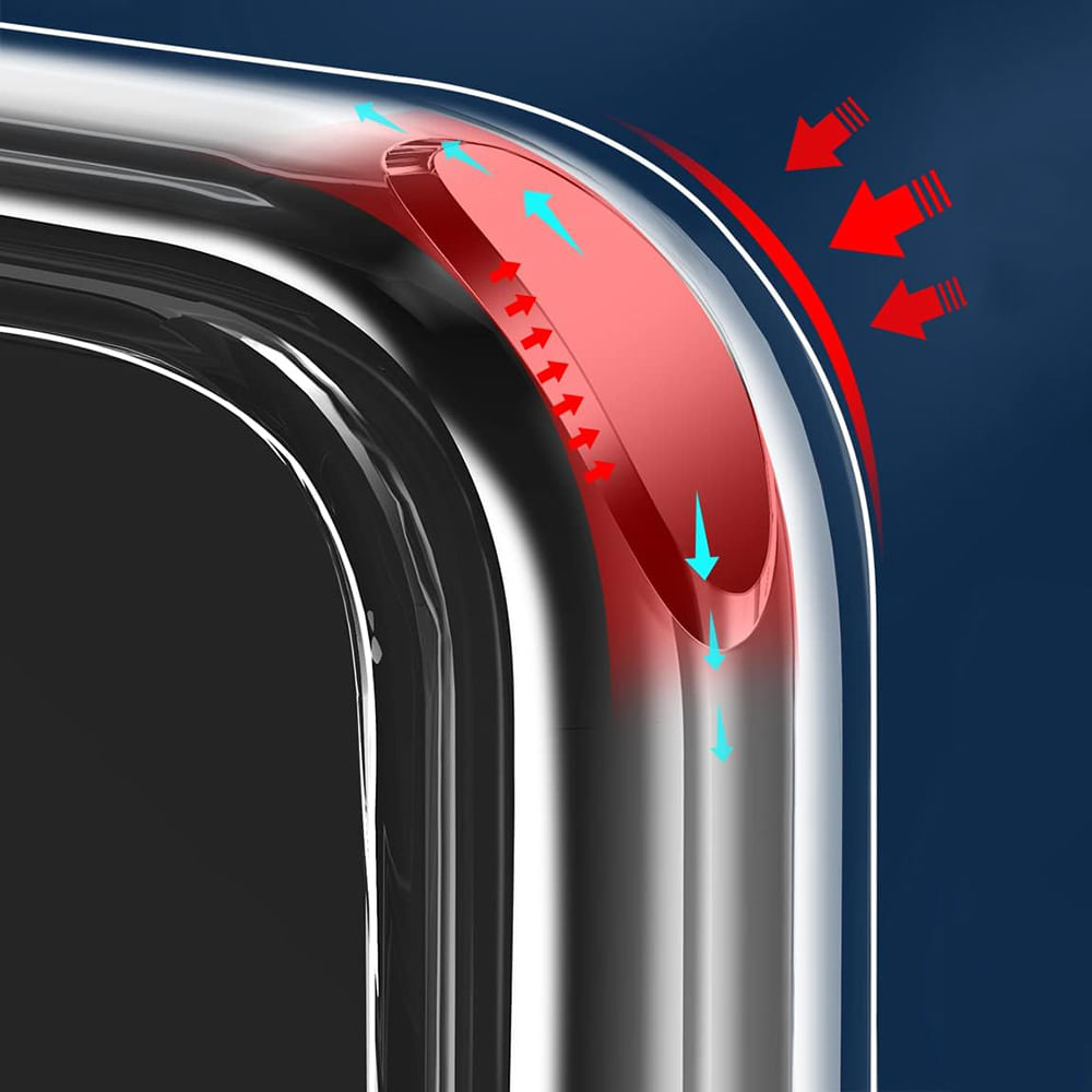 Imagen 2 del producto Case para Samsung S23 rígido con soporte plomo, amortiguador de choques, transparente