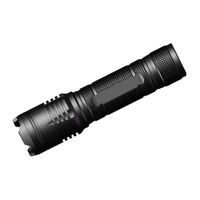 Linterna led de aluminio Roadtrip VL-3471 a pilas, 2200 lúmenes, negro