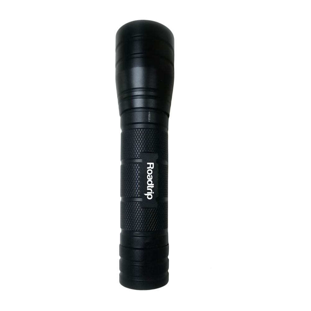 Linterna led de aluminio Roadtrip MK-3301 a pilas, 1000 lúmenes, negro