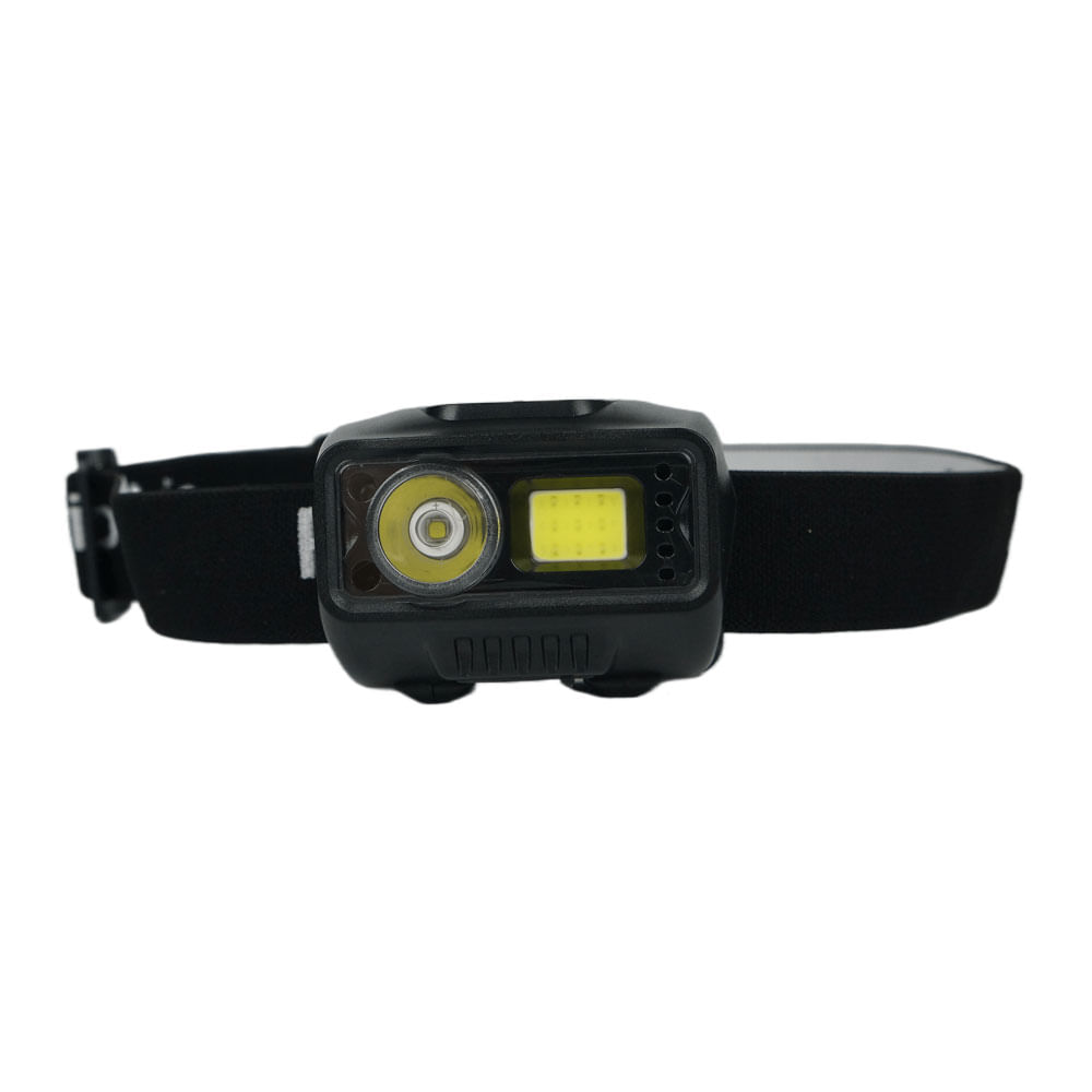 Linterna led de cabeza Roadtrip MK-4180 recargable, 500 lúmenes, negro