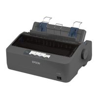 Impresora Matricial Epson LX-350, matriz de 9 pines, negro