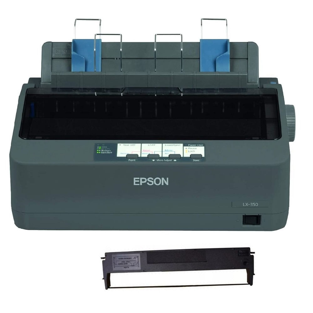 Imagen 2 del producto Impresora Matricial Epson LX-350, matriz de 9 pines, negro