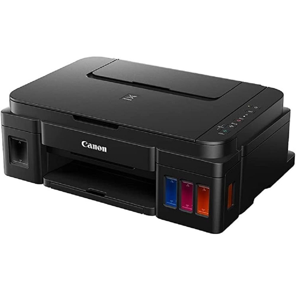 Imagen 2 del producto Impresora multifuncional Canon Pixma G3110, inyección de tinta, inalámbrica, Wi-Fi, con tanques recargables + 4 botellas de tinta