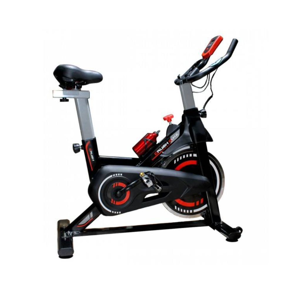 Bicicleta Spinning Sport Fitness, máx 120 kg, color negro