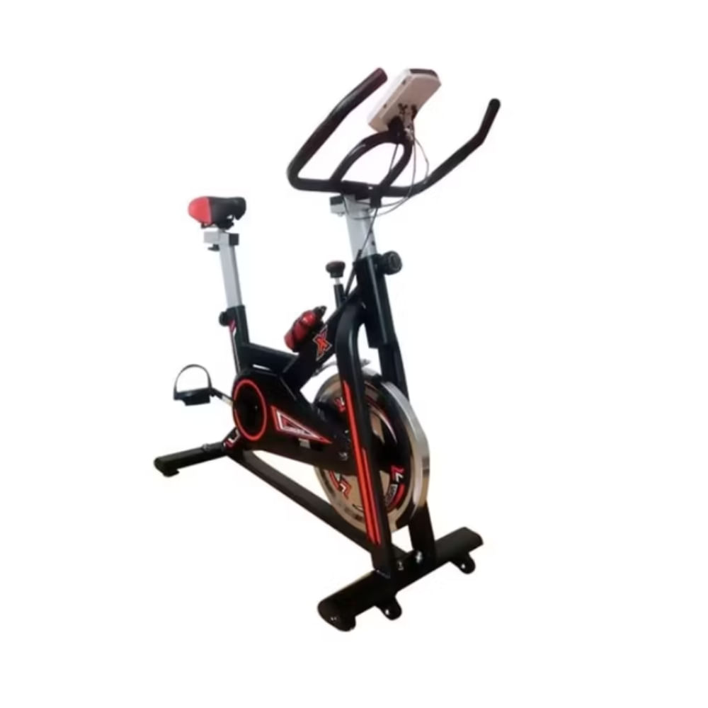 Imagen 2 del producto Bicicleta de spinning Sport Fitness,volante 10 kg,  máx 120 kg, negro
