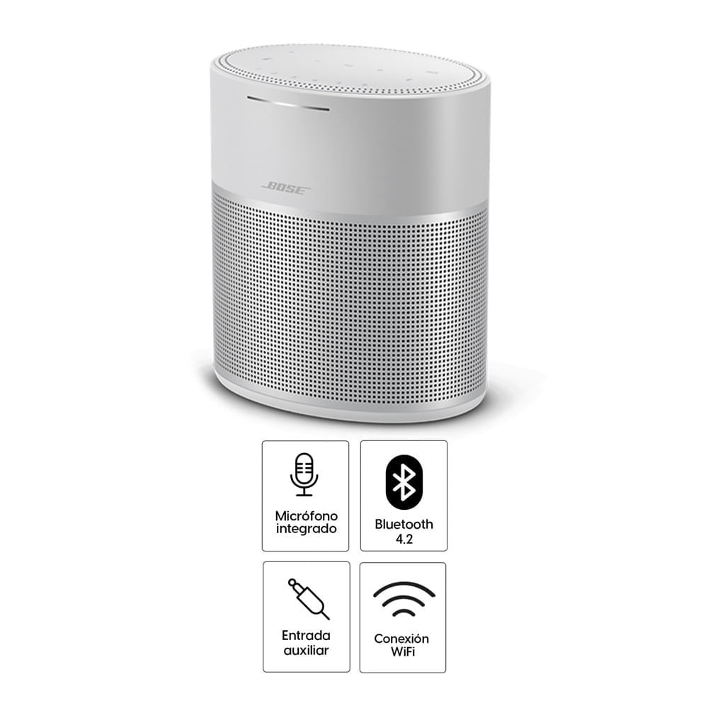 Imagen 2 del producto Parlante bluetooth Bose Home Speaker 300 sonido 360°, wifi, silver (reempacado)