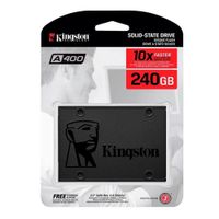 Reacondicionado: Unidad de estado sólido SSD Kingston A400 240GB de capacidad, 2.5"", SATA3