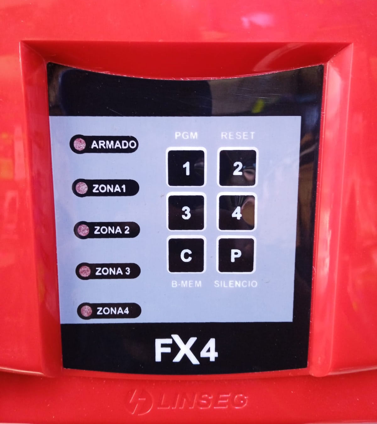 Imagen 2 del producto Panel De Alarma Contra Incendio LINSEG FX4 4 zonas