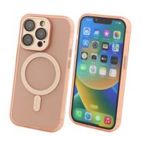 Case para iPhone 13 Pro con Magsafe para carga inalámbrica, rosado
