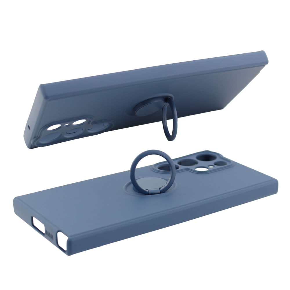 Imagen 2 del producto Case para Samsung Galaxy S23 Ultra con anillo, azul