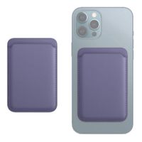 Tarjetero magnético Magsafe para iPhone, lila