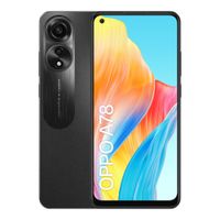 Celular Oppo A78 256GB, 8GB RAM, cámara principal 50MP + 2MP, frontal 8MP, 6.43"", negro