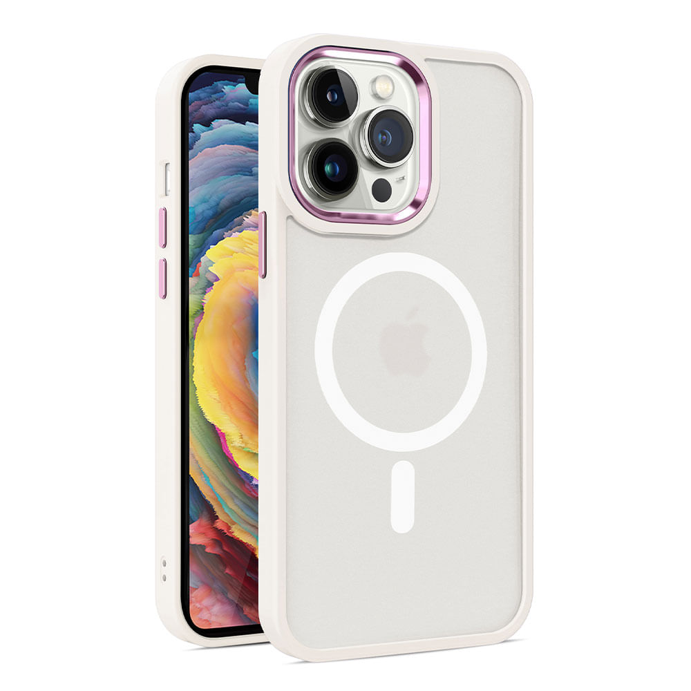 Case para iPhone 13 Pro con Magsafe, blanco