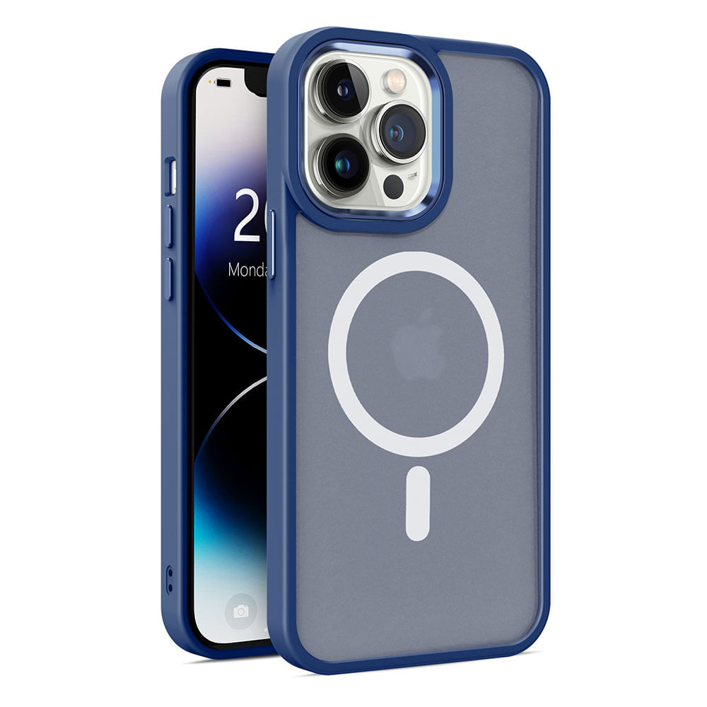 Case para iPhone 14 Pro con Magsafe, azul