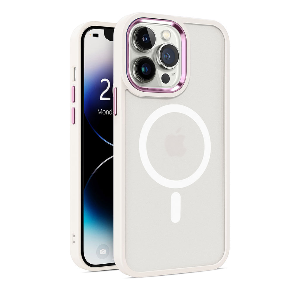 Case para iPhone 14 Pro con Magsafe, blanco