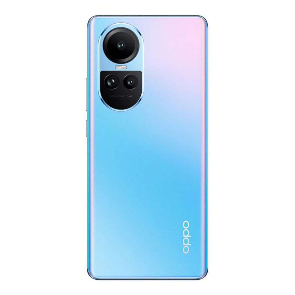 Imagen 2 del producto Celular Oppo Reno 10 256GB, 8GB RAM, cámara principal 64MP + 32MP + 8MP, frontal 32MP, 6.7"", azul